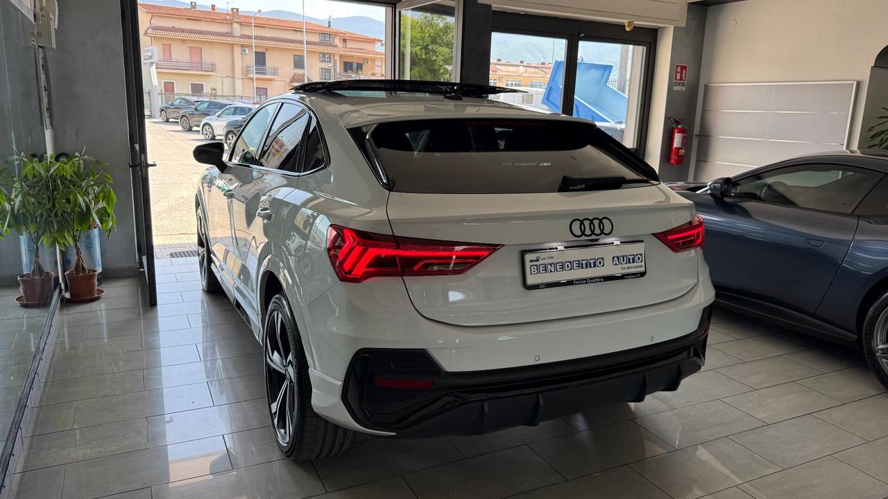 AUDI Q3 SPORTBACK S LINE TETTO IDENTITY BLACK