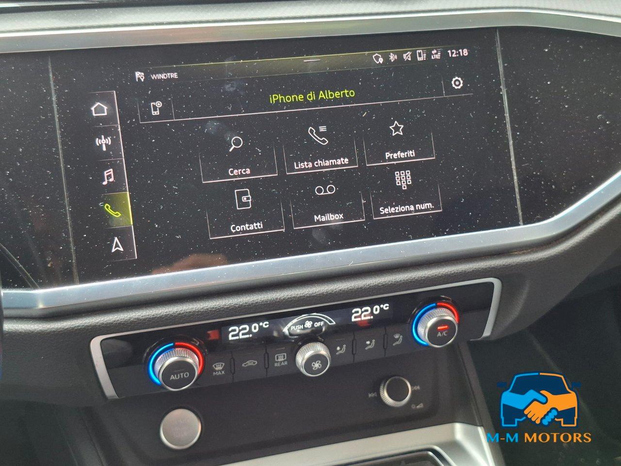 Audi Q3 40 2.0 tdi S line quattro 190cv unico proprietario