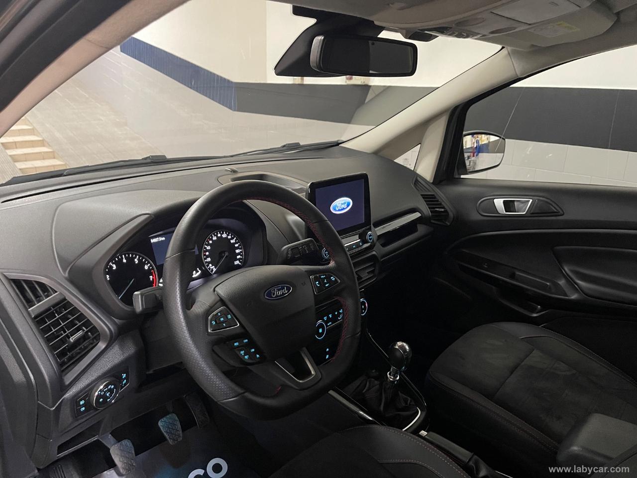 FORD EcoSport 1.0 EcoBoost 125 CV S&S ST-Line CARPLAY - PELLE ALCANTARA KM 54.613