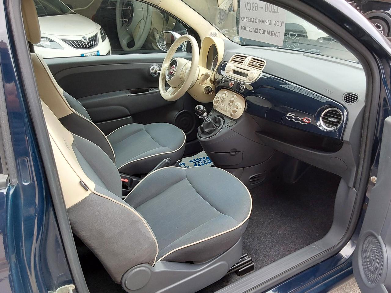 Fiat 500 C 1.2 Lounge con impianto Metano