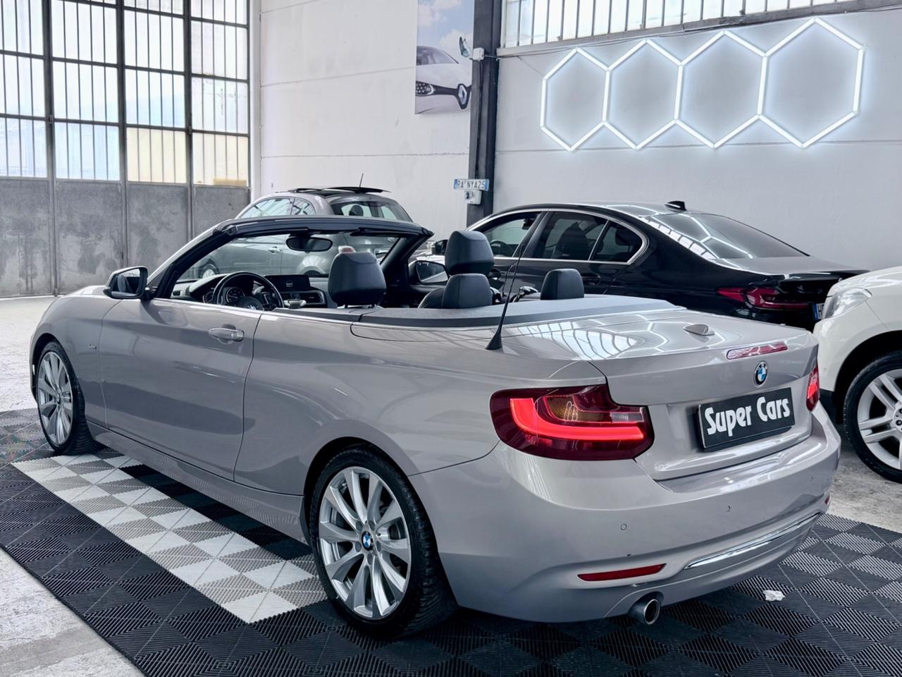 BMW 218d 150CV Cabrio Luxury EURO6 NEOPATENTATI