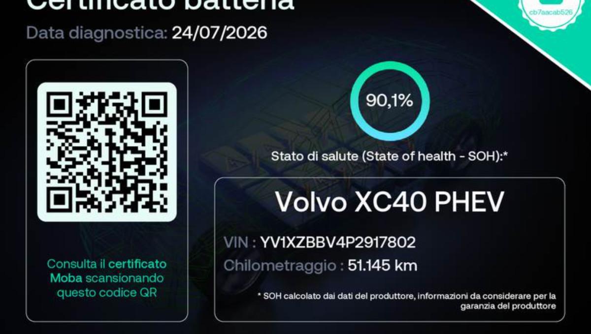 VOLVO Xc40 T5 Recharge Plug-In Hybrid Automatico Core