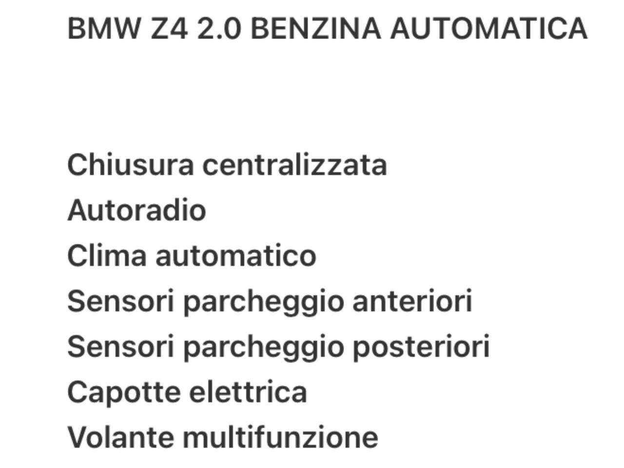 Bmw Z4 sDrive20i Perfetta