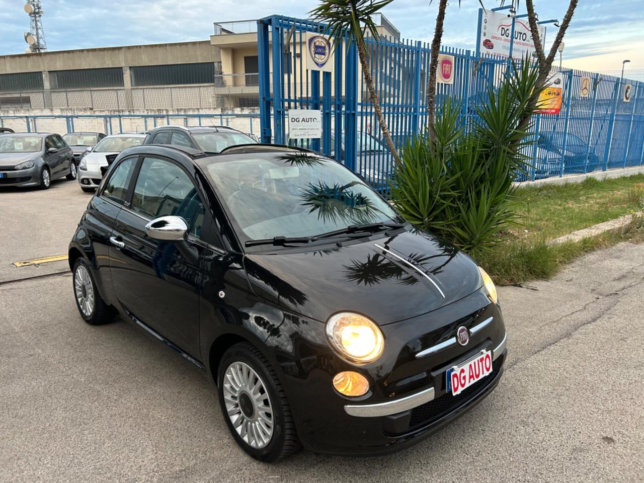 Fiat 500 1.2 benzina Lounge cabrio 70 cv 2012