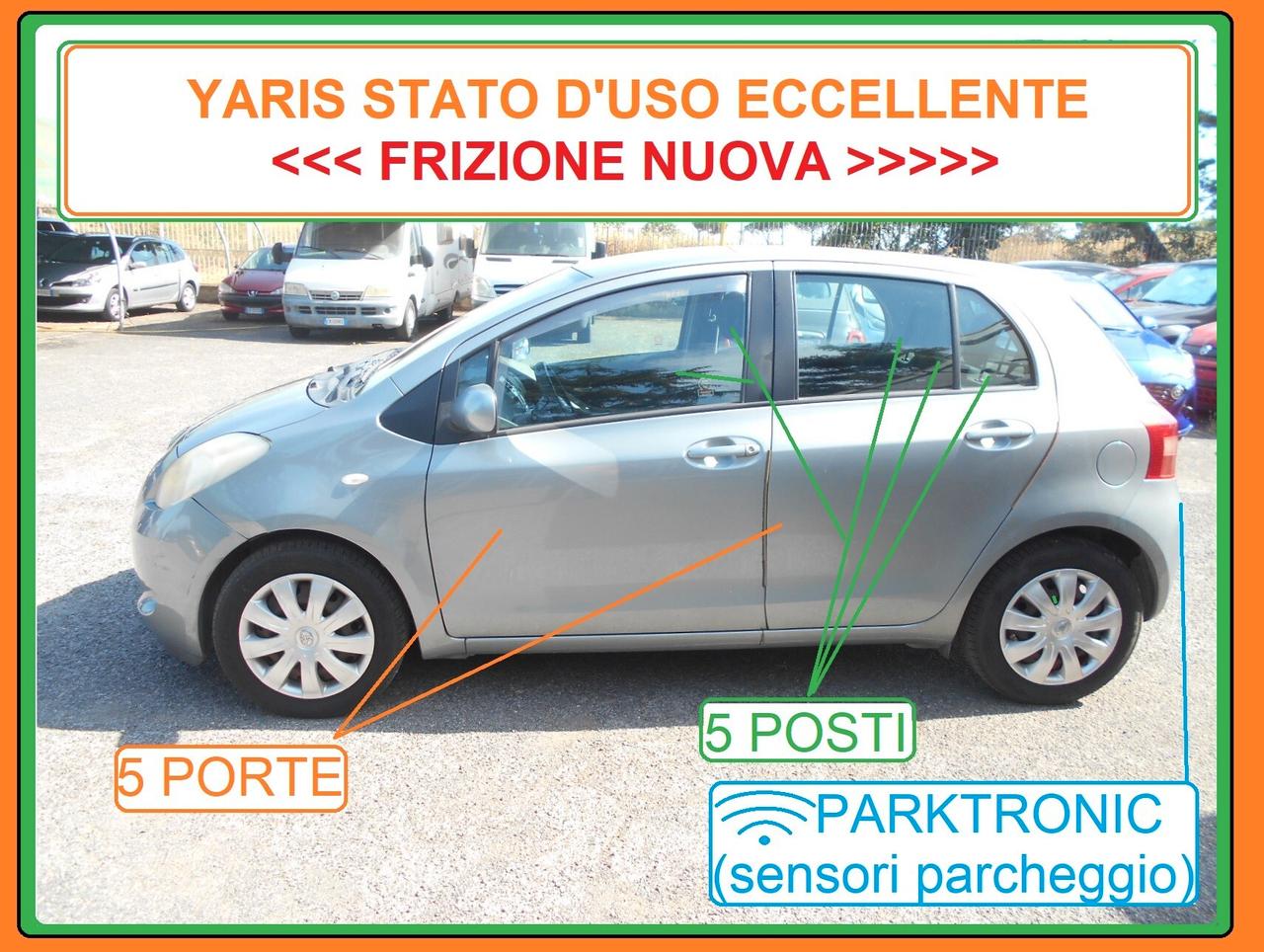 Toyota Yaris 1.3 5 porte 5 posti