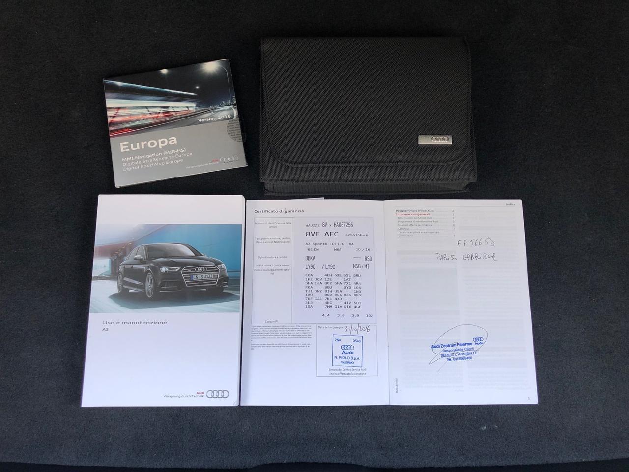 Audi A3 SPORTBACK 1.6TDI 110CV Design FULL/LED/NAV