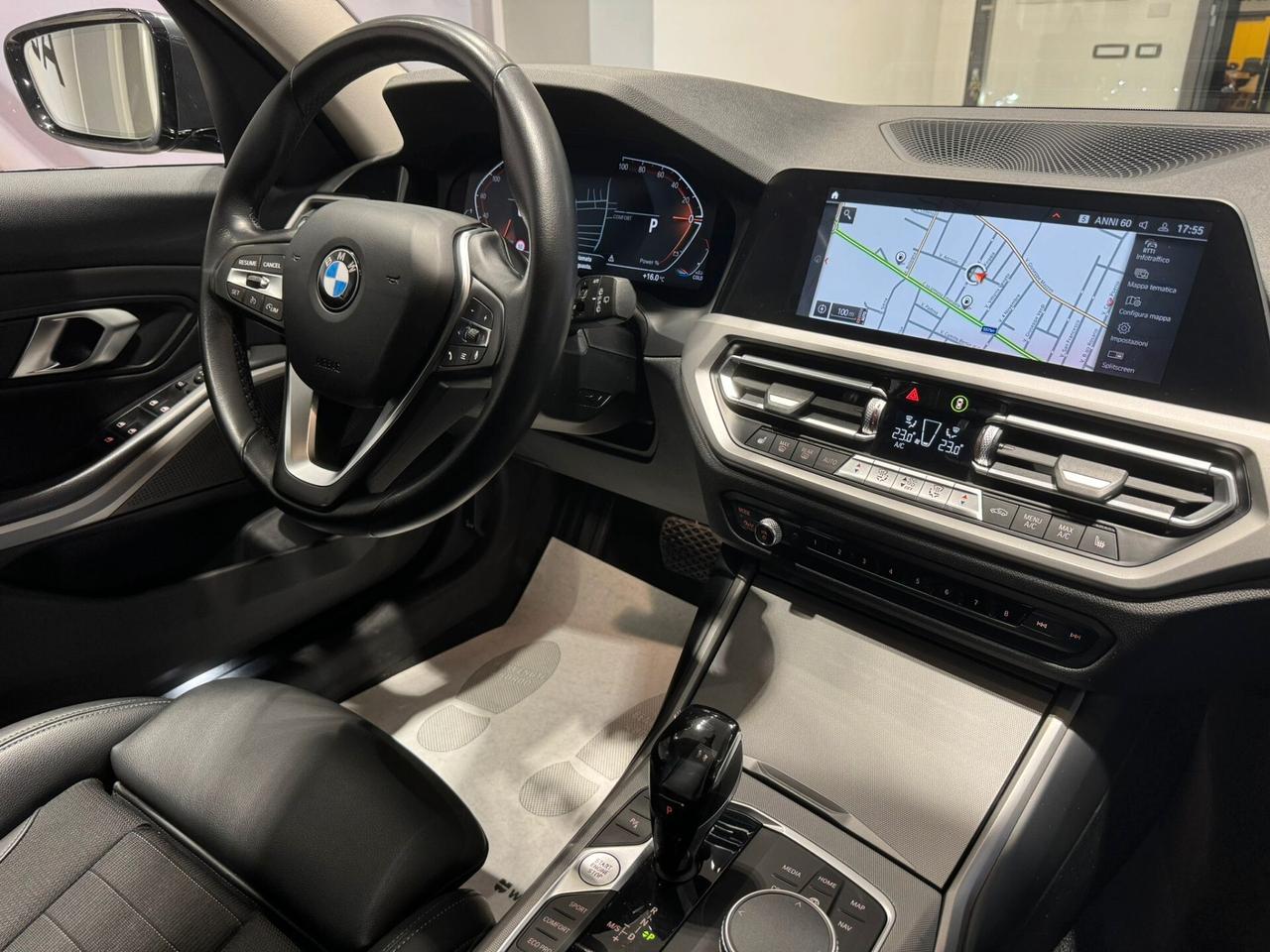 Bmw 318d 48V Touring Advantage Fari Led Vetri Oscurati...