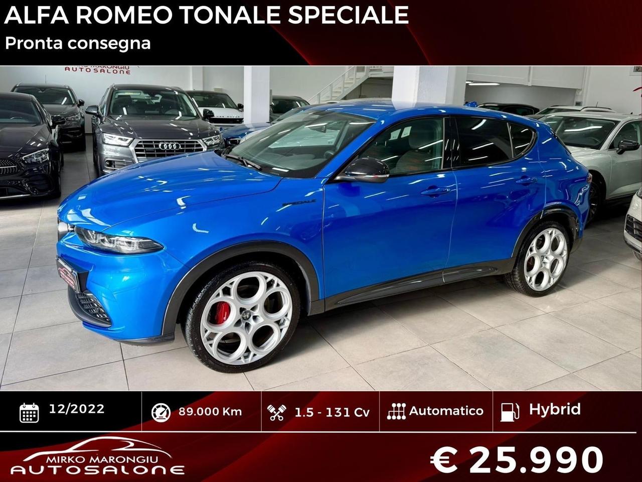 Alfa Romeo Tonale 1.5 130 CV TCT7 Speciale FINANZIABILE