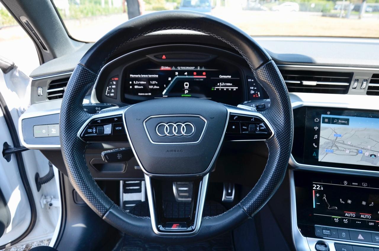 AUDI A6 AVANT 50 3.0 TDI MILD HYBRID S LINE INT+EXT QUATTRO 286cv TIPTRONIC, GARANZIA AUDI 3/28, UFF ITALIANA, EURO 6D, SERVICE AUDI, TETTO, FULL LED, PERMUTE
