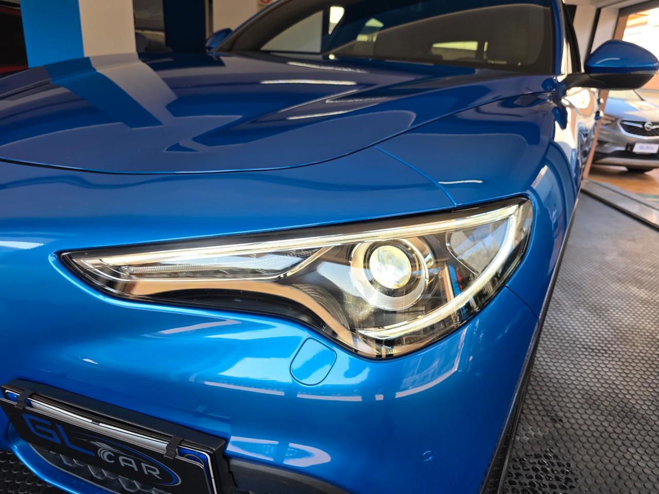 Alfa Romeo Stelvio 2.2 210cv Q4 blu misano 2018 FINANZIABILE