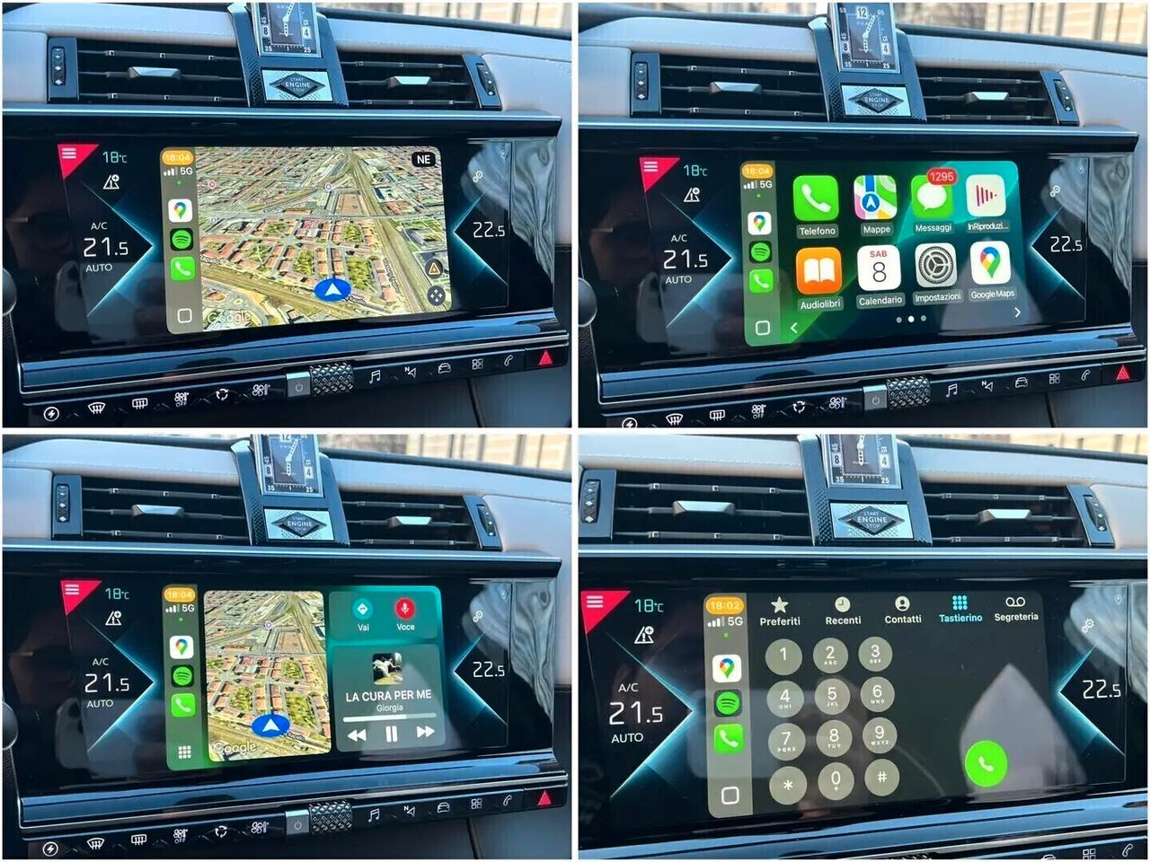 DS Automobiles DS 7 Crossback 1.6 E-Tense 300cv PHEV aut.8 4X4 E6D Ligne Noire