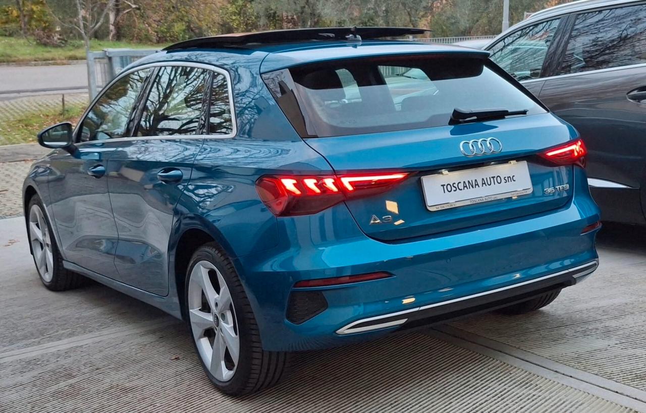 Audi A3 SPB 35 TFSI S tronic line edition tetto panoramico