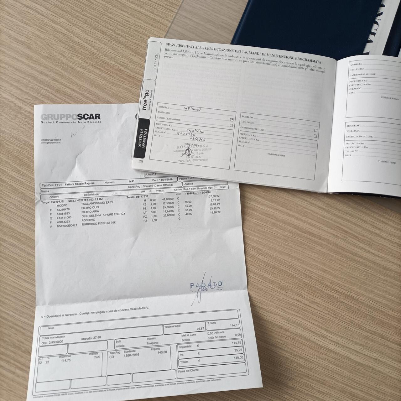 Lancia Ypsilon 1.2 69 CV 5 porte Gold