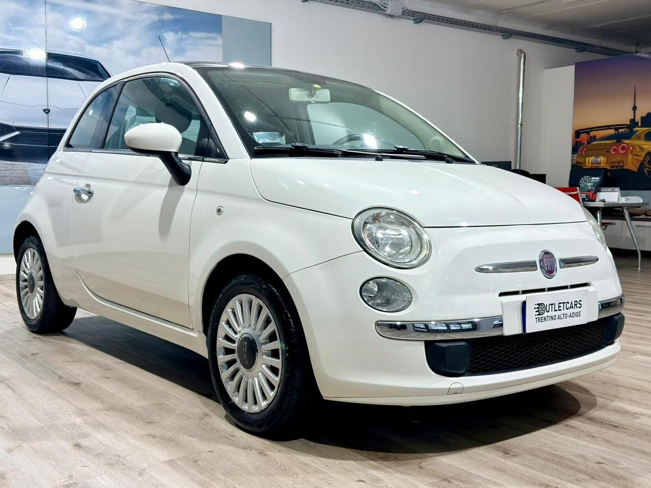 FIAT 500 1.2 69CV TETTO PANORAMICO 110.000km