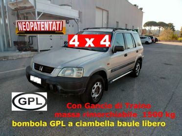 HONDA CR V 4X4 + GPL + GANCIO DI TRAINO