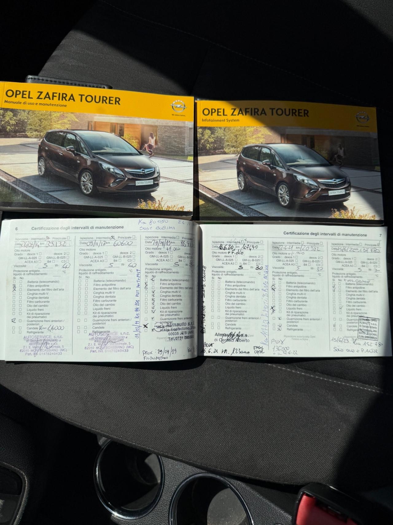 Opel Zafira Tourer 1.6 Metano 7 posti
