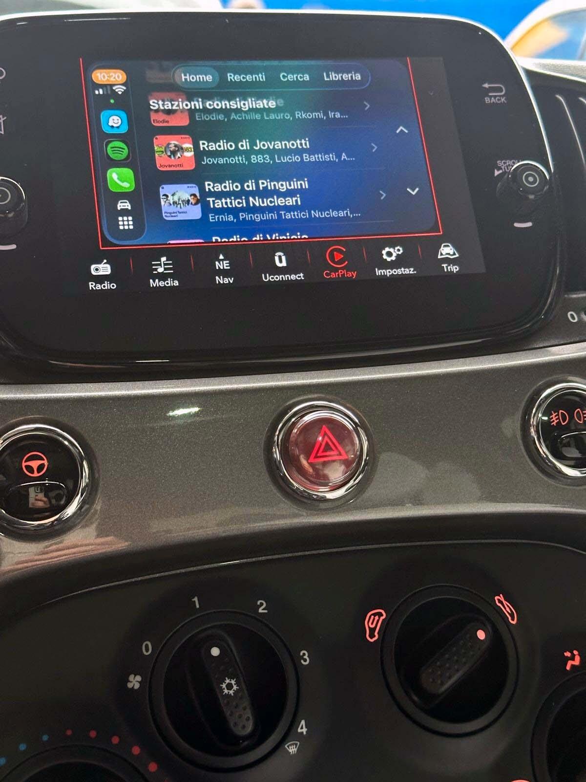 Fiat 500 1.0 Hybrid Dolcevita Unico Proprietario Interni Pelle Bianca