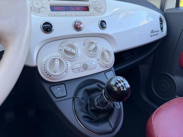 FIAT 500 TWIN AIR TURBO LOUNGE+PELLE FRAU+TETTO APR