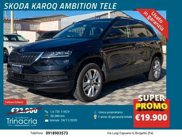 Skoda Karoq Ambition 1.6 TDI 116CV