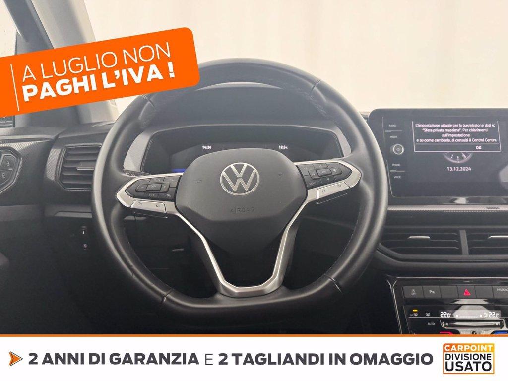 VOLKSWAGEN T-cross 1.0 tsi life 95cv del 2024