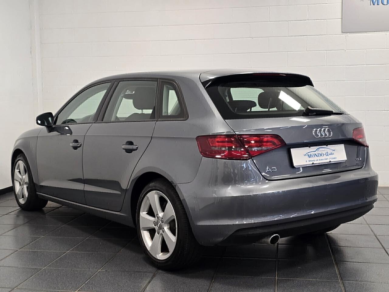 Audi A3 SPB 1.6 TDI 105 CV CR Ambition 2013 NEOPATENTATI