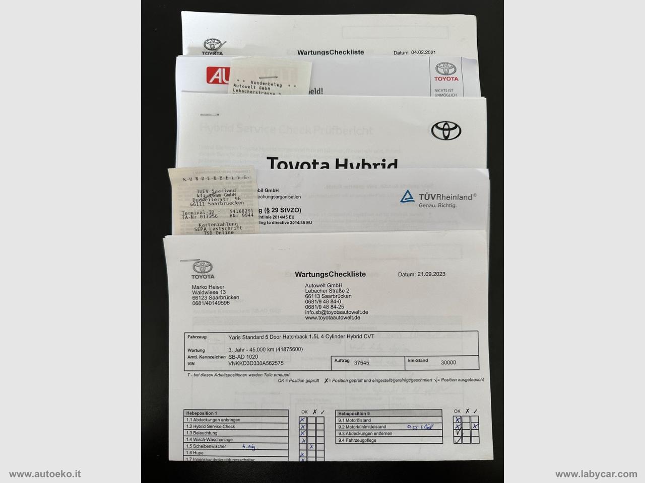 TOYOTA Yaris 1.5 Hybrid 5p. Y20 Bitone