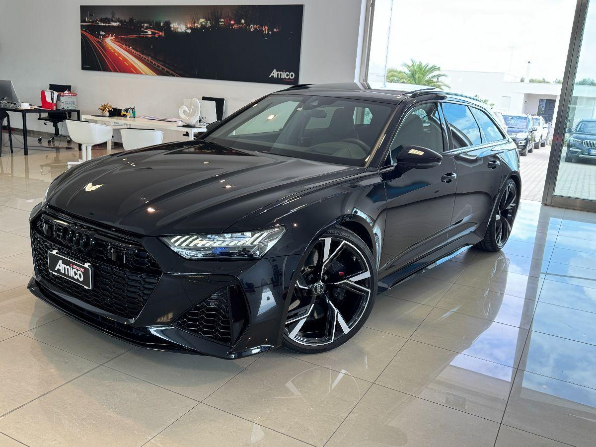 AUDI RS6 4.0 MHEV 600CV Identity Black Tetto Panorama