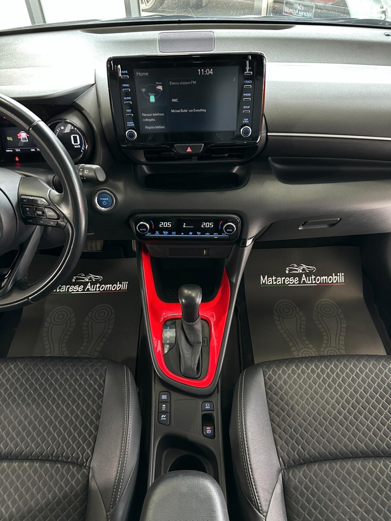Toyota Yaris 1.5 92cv Hybrid Full Led TettoPanoramico Garanzia