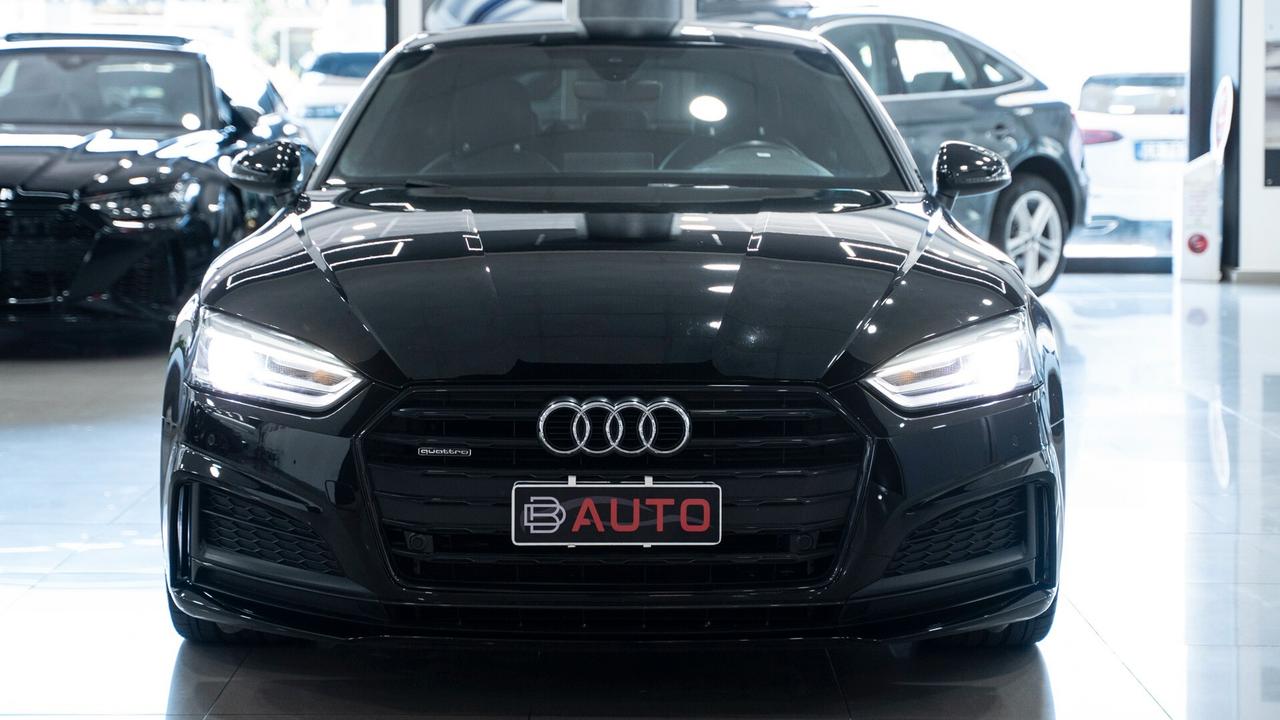 Audi A5 SPB SPORTBACK 40 2.0 TDI 190 CV QUATTRO 19" S LINE TRONIC VIRTUAL CKT XENO NAVI PELLE FULL
