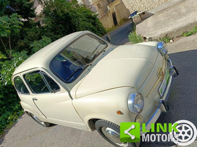 FIAT 600 D FANALONA LIBRETTO E TARGHE ORIGINALI