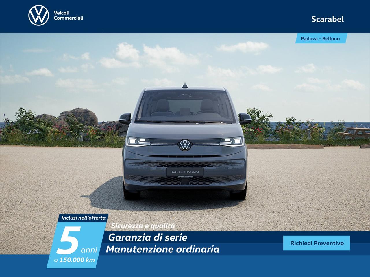 Volkswagen T7 Multivan lungo 2.0 tdi life 150cv dsg 7p.ti