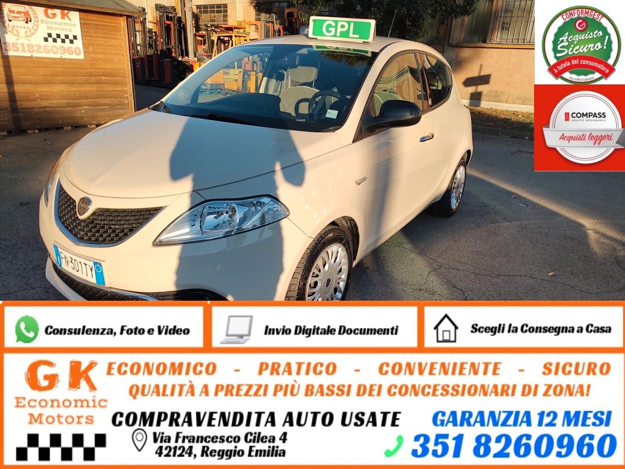 Lancia Ypsilon 1.2 , GPL, 5 PORTE ECOCHIC ELLE OK NEOPATENTATI, GARANZIA L.12 MESI