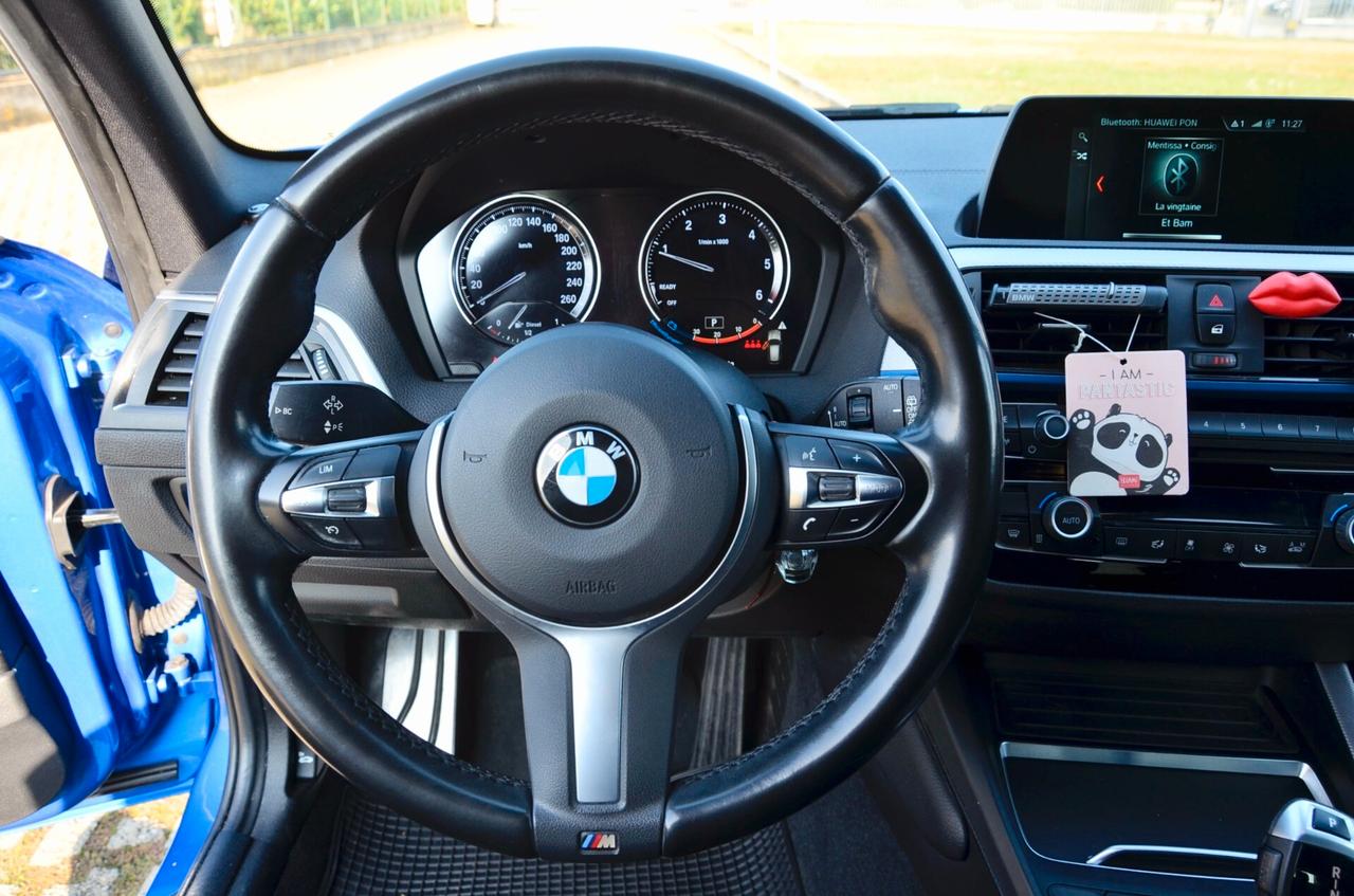 BMW 118d MSPORT 5p 150cv AUTO, SERVICE UFF BMW, UFF ITALIANA, EURO 6D, FARI FULL LED, NAVI, PERMUTE