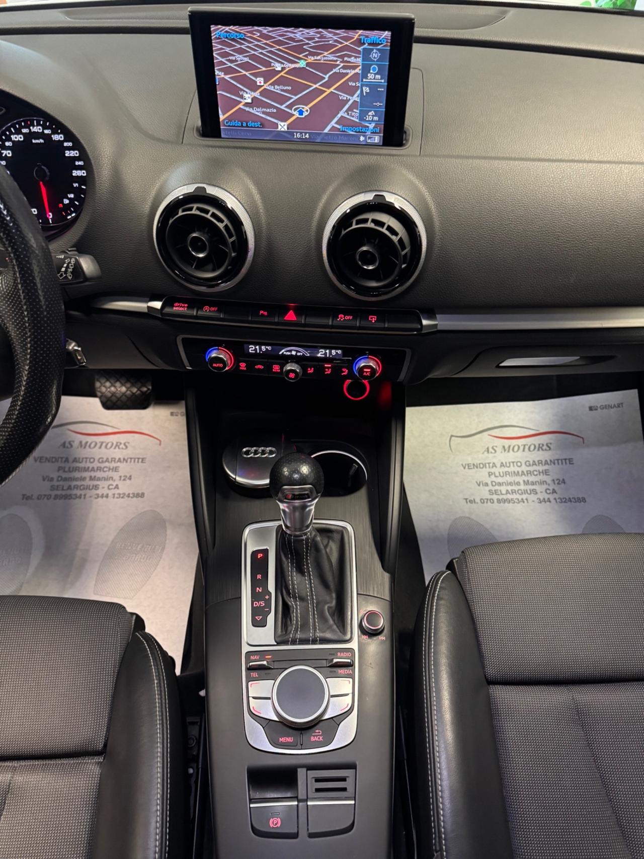 AUDI A3 SPB 2.0 TDI 150 CV S-LINE FINANZIABILE