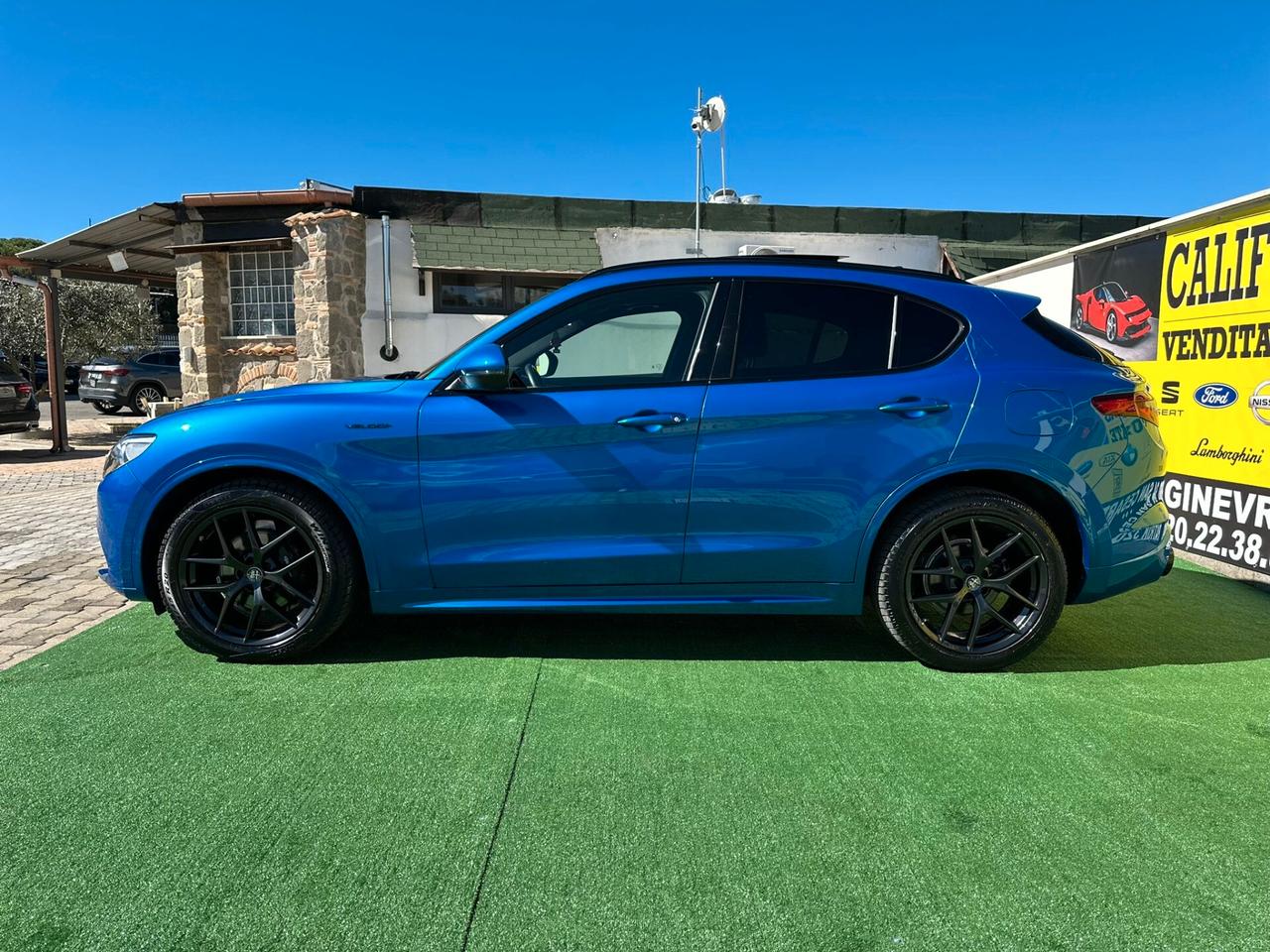 Alfa Romeo Stelvio 2.2 Turbodiesel 210 CV AT8 Q4 Veloce 06/2021 garanzia permute finaziamento
