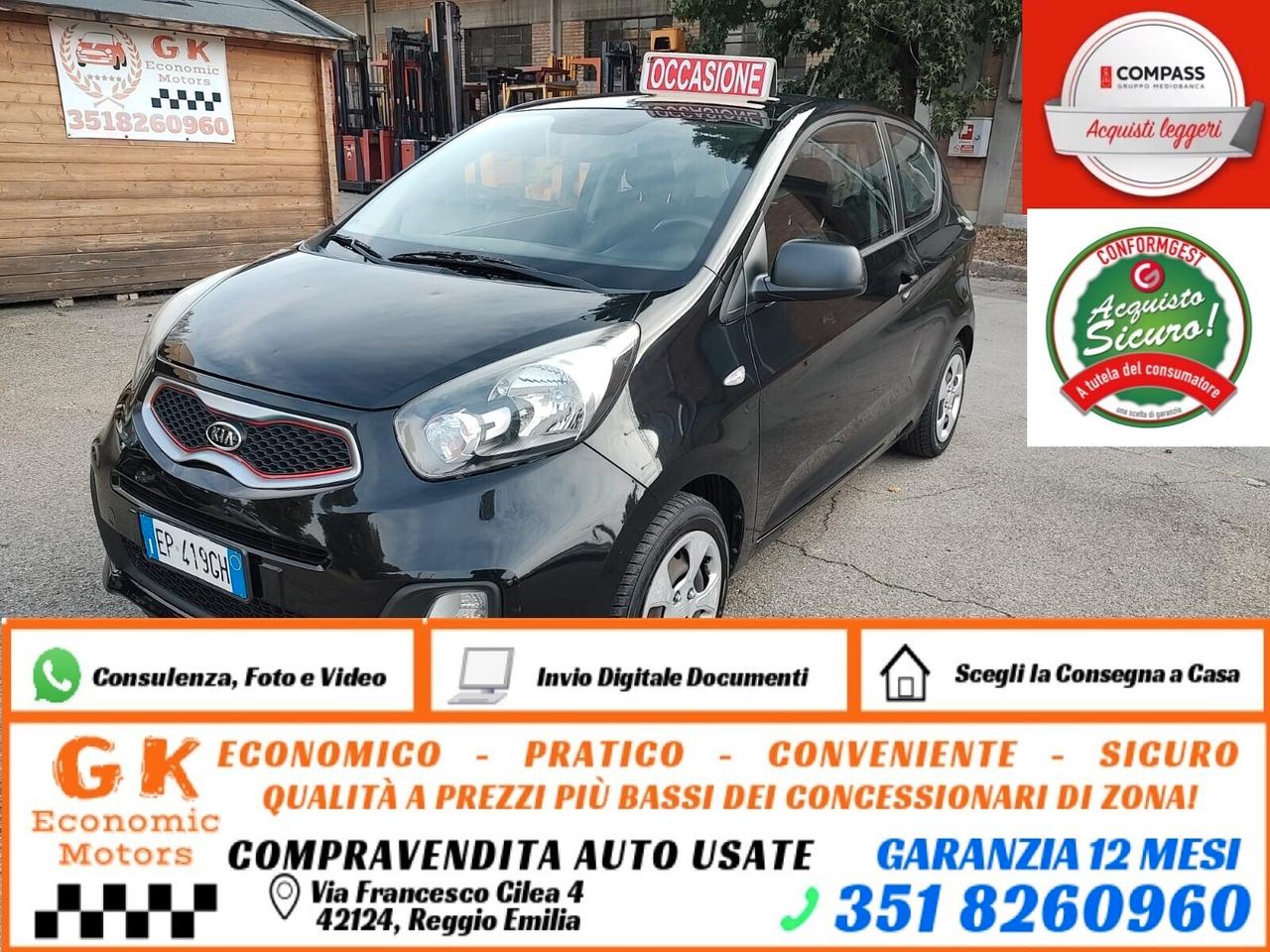 Kia Picanto 1.0 12V 3 porte Urban, FRIZIONE NUOVA, VEICOLO EURO 5A, OK NEOPATENTATI, GARANZIA L.12 MESI