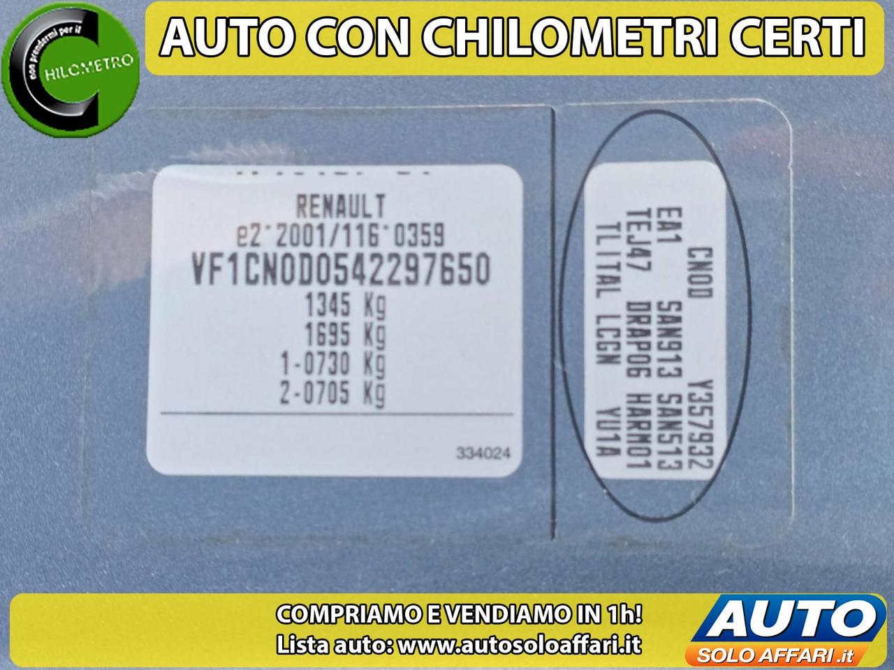 Renault Twingo 1.2 DYNAMIQUE 60CV 55.000KM NEOPATENTATI