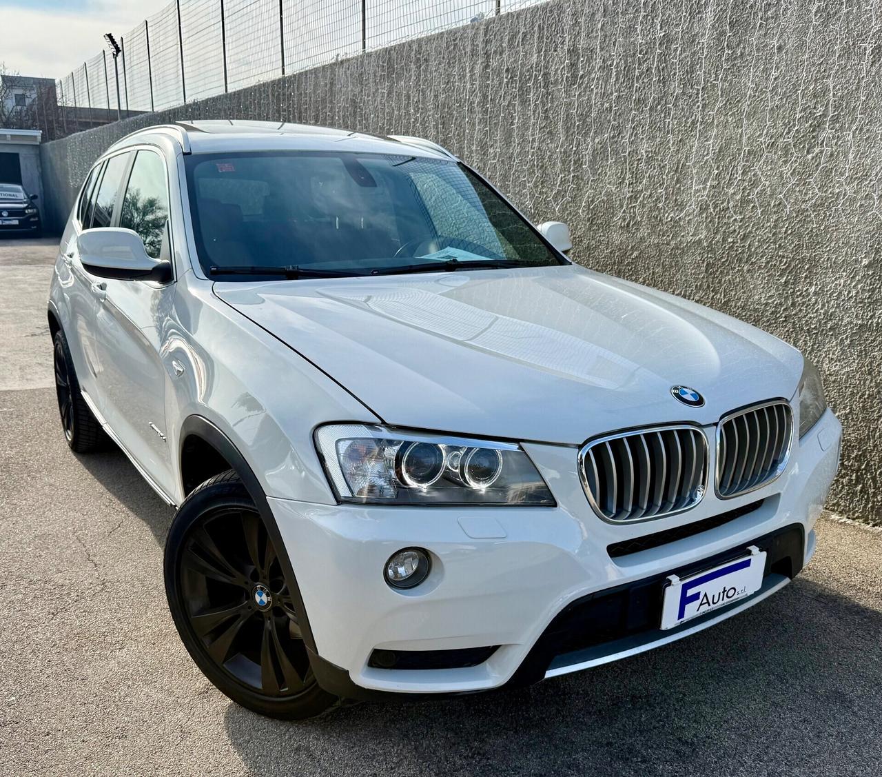 Bmw X3 xDrive 30d,TETTO PANORAMICO APRIBILE,pelle Bordeaux,Xeno+Led,Bluetooth,ecc.