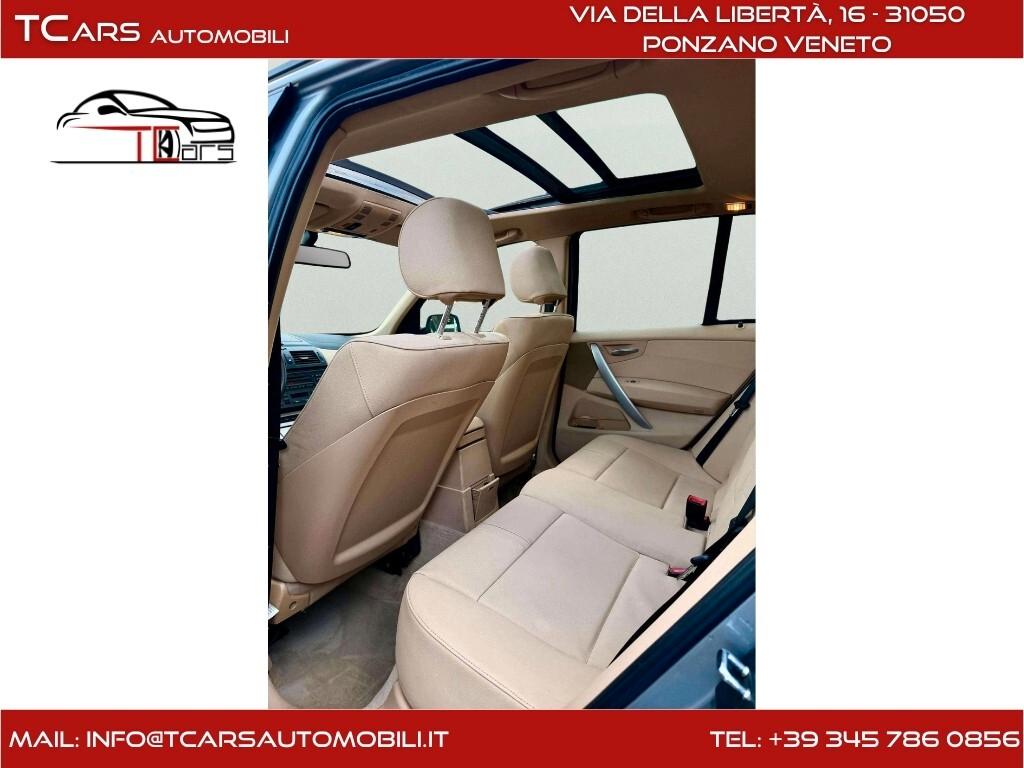 BMW X3 2.0d TETTO APRIBILE-TRAZ.INTEGRALE