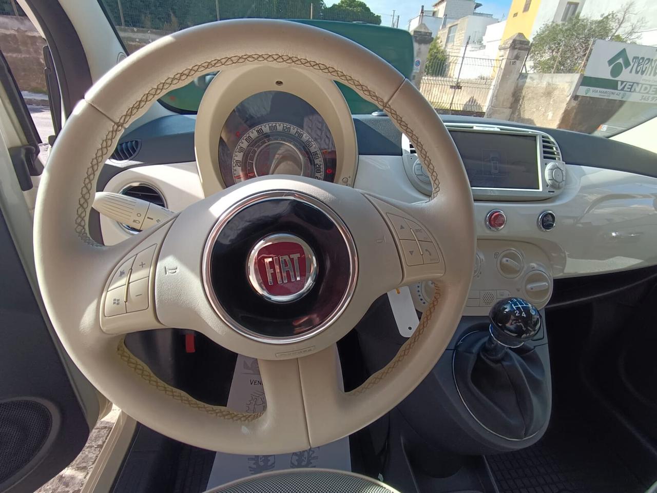 Fiat 500 1.2 benzina 70Cv Lounge Retrocamera