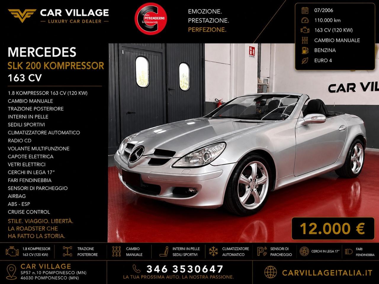 Mercedes-benz SLK 200 Kompressor cat
