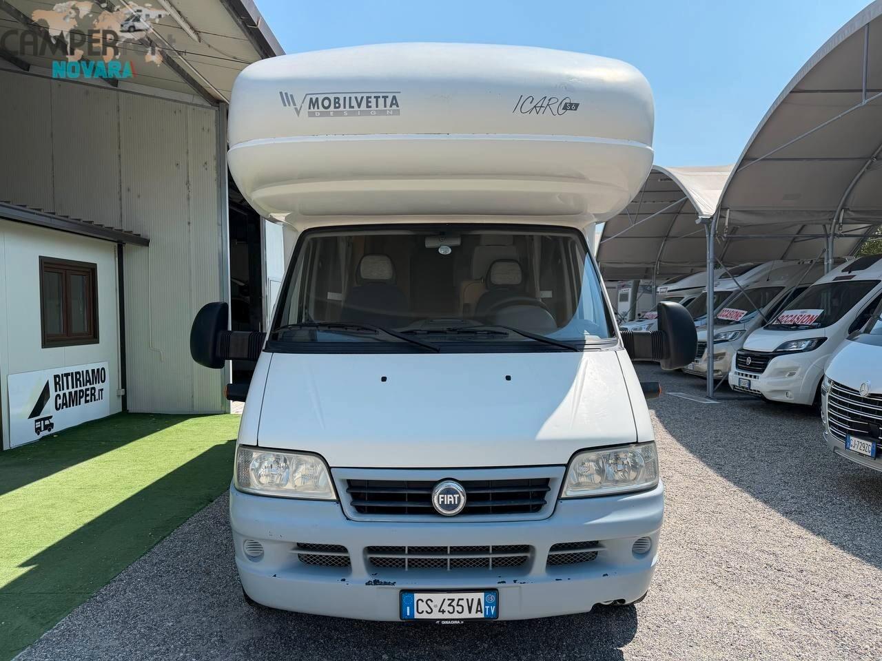 Mobilvetta ICARO S6 MANSARDATO COMPATTO 6 POSTI LETTO