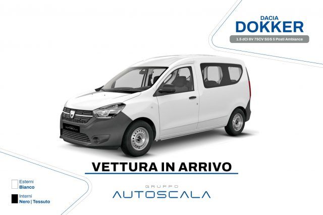 DACIA Dokker 1.5 dCi 8V 75CV S&S 5 Posti Ambiance