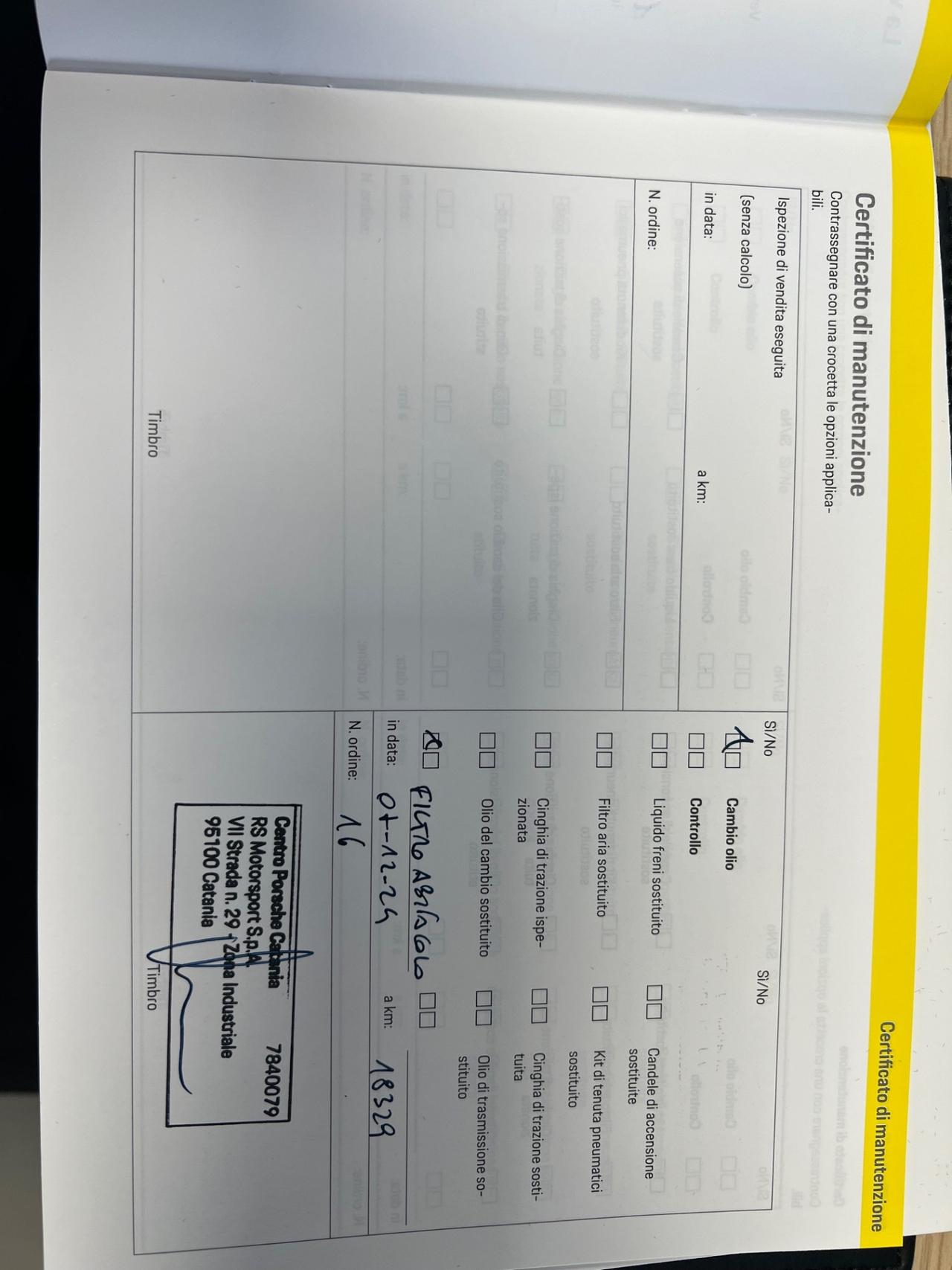 Porsche 992 Carrera 4 GTS possibilità noleggio no scoring