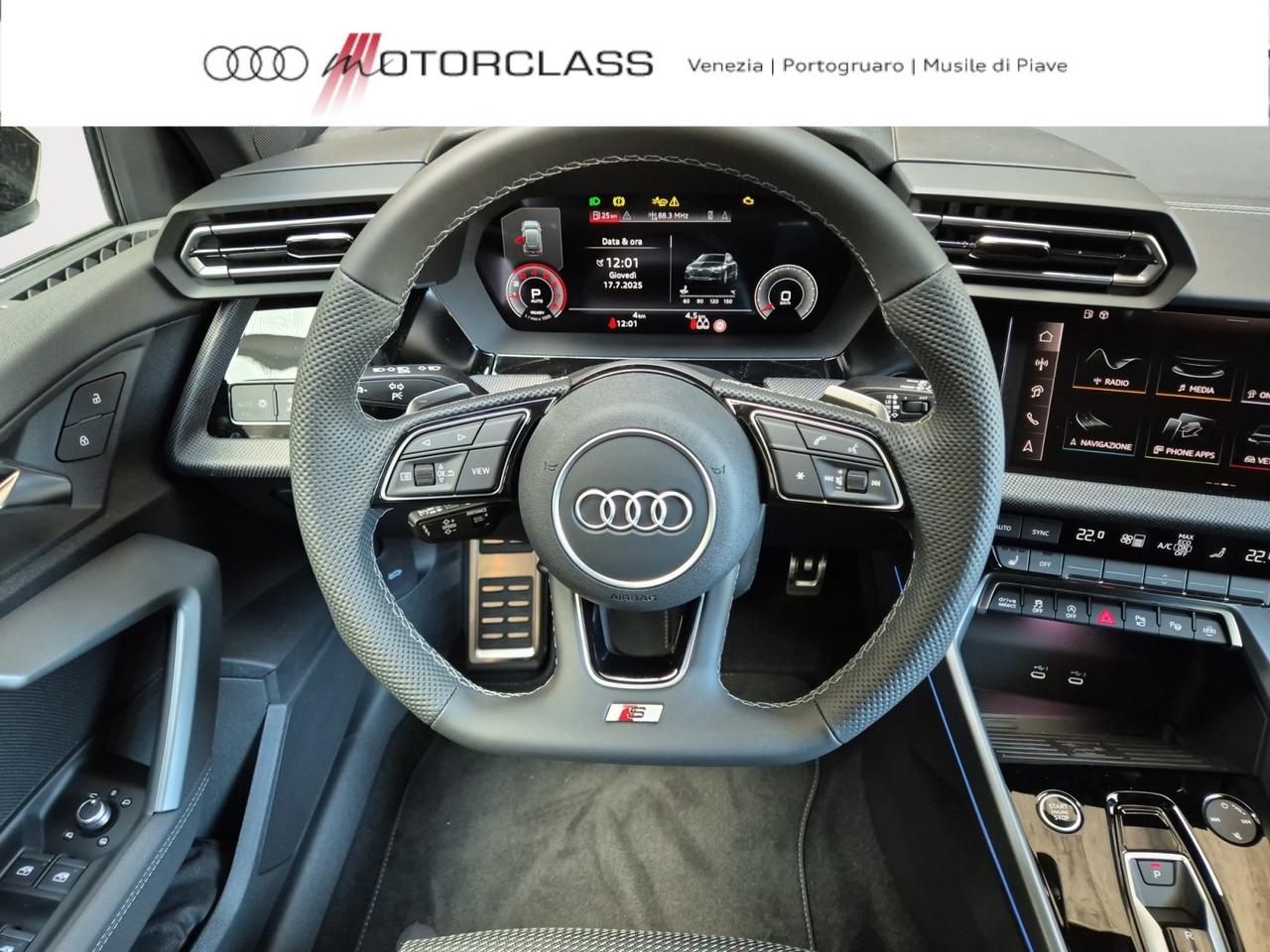 Audi A3 sportback 1.5 tfsi mhev 48v 150cv s line edition