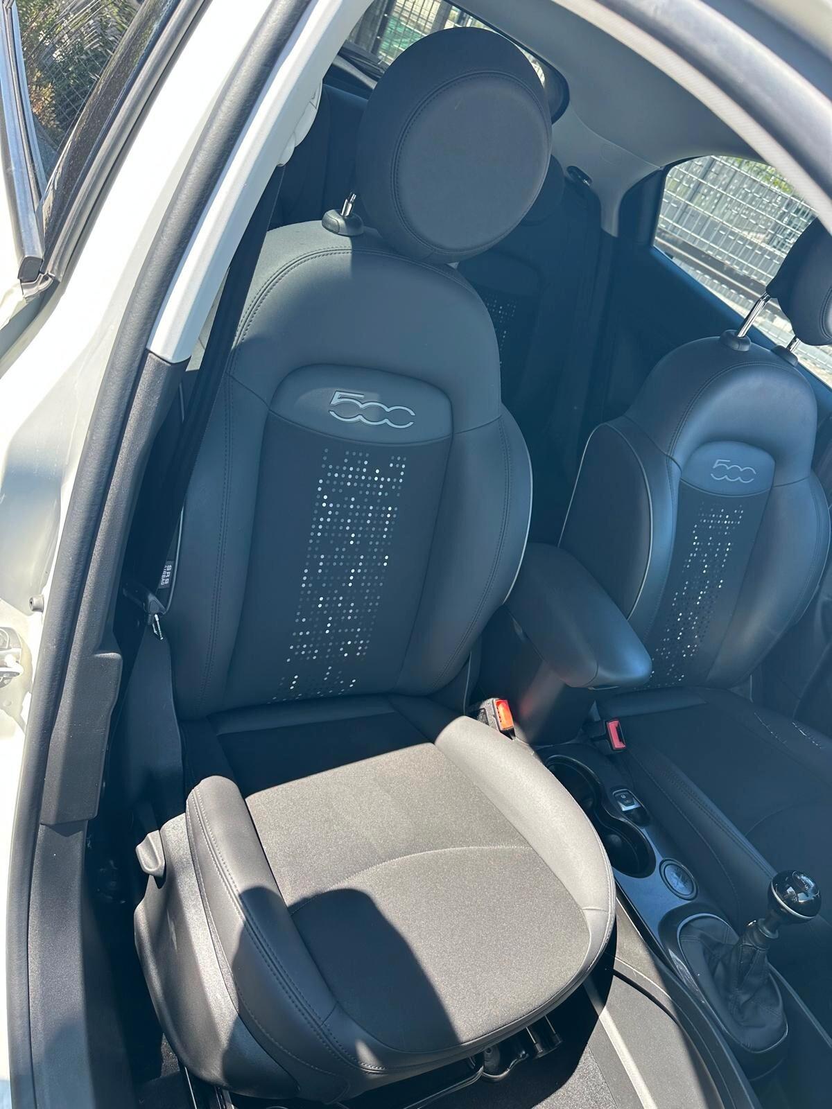 Fiat 500X 1.3MJT 95 CV N-CONNECT 2021 INTERNI IN PELLE