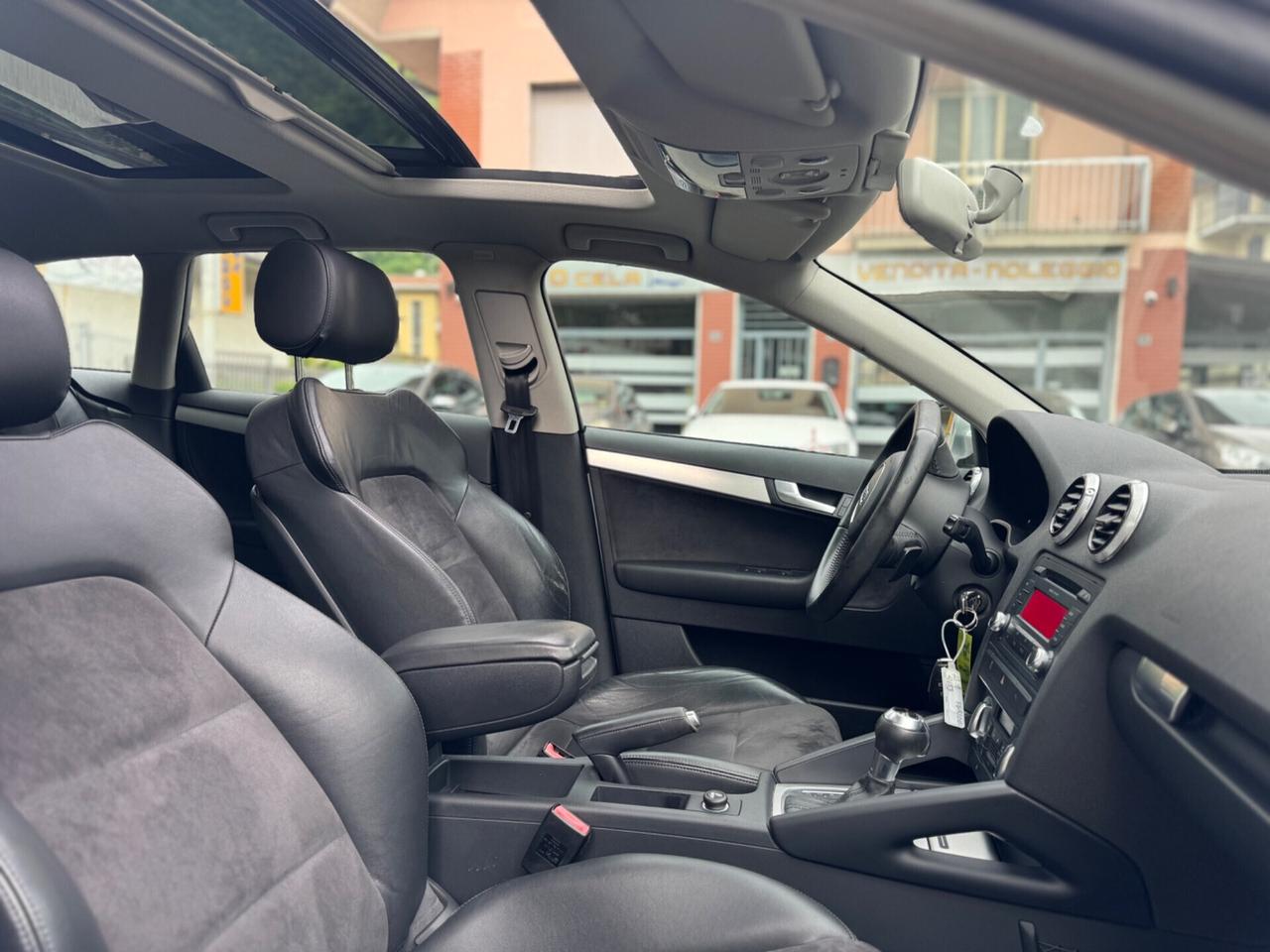 Audi A3 SPB 2.0 16V TFSI quattro S tronic S-line - CON TETTO APRIBILE - FULL OPTIONAL