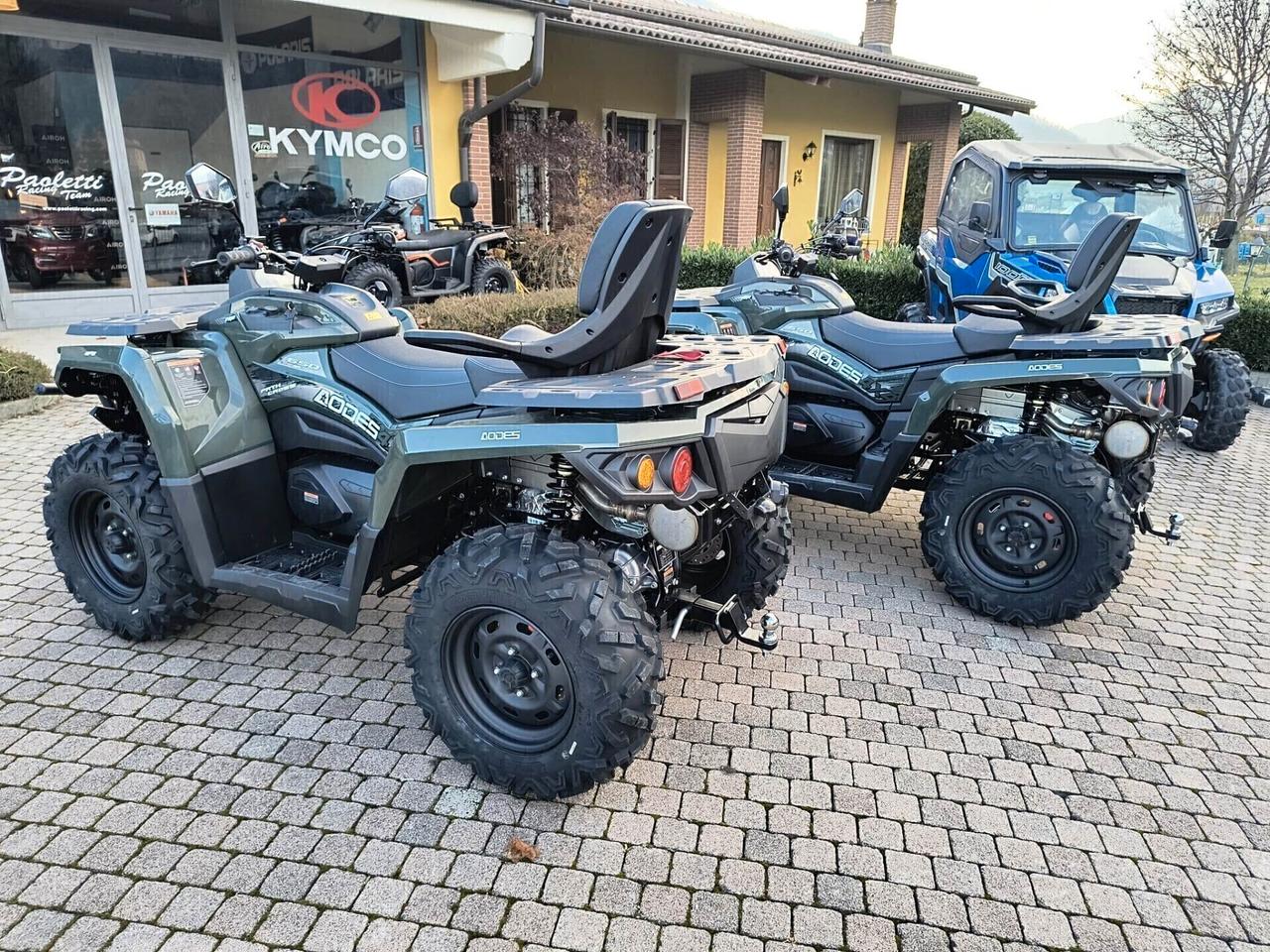 QUAD AGRICOLO AODES ODES 650 TARGA GIALLA