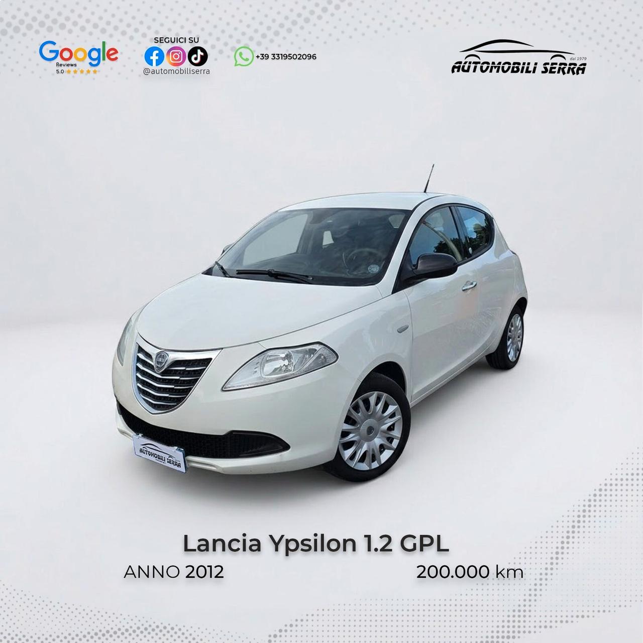 Lancia Ypsilon 1.2 69 CV 5 porte GPL Ecochic Silver