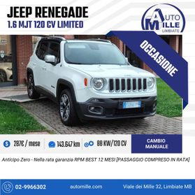 JEEP Renegade 1.6 Mjt 120 CV Limited